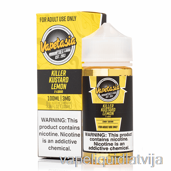 Killer Kustard Citrons - Vapetasia - 100ml 3mg Vape šķidrums